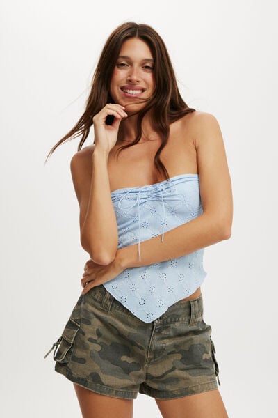 Claudia Halter Tube Top, DAYDREAM BLUE