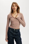 RETRO STRIPE/WALNUT