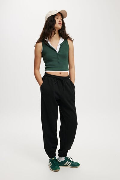 Classic Fleece Sweatpant, BLACK